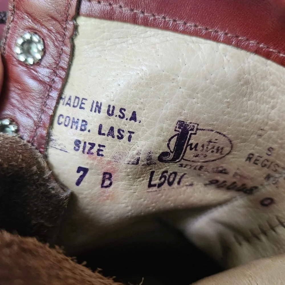 Justin Classic Roper Shoes - Picture 6 of 7
